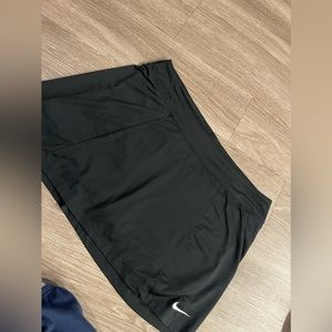 Nike black golf skort